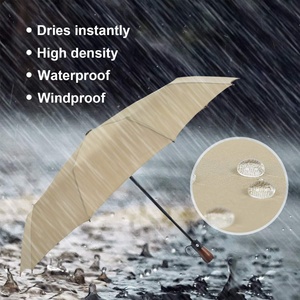 Wholesale Custom Mini Fully-<b>Automatic</b> 8 Ribs Three-Folding Capsule <b>Umbrella</b> Modern Design UV Protection Strong Sunny Kinte - Product Image 6