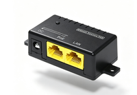 Répartiteur d'injecteur PoE passif noir de haute qualité 5V à 12V 24V 48V Ethernet et Modules de communication