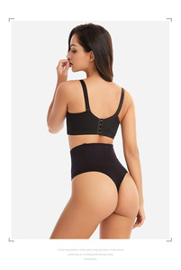 Pantalon string taille haute et moulant pour la beauté du corps des femmes <span class=keywords><strong>Sexy</strong></span> fesses de levage révélant les fesses sous-vêtements de grande taille - Product Image 6