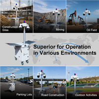 Tour de sécurité mobile solaire 4G avec mât pneumatique, PTZ 5MP 22X, IR 120M, 160W, 100AH, 50H, CCTV pour la surveillance à distance