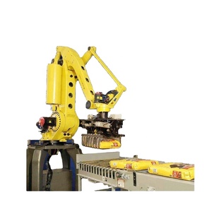 packing line robot bag box Palletizing stacking Robot Pneumatic clamp claw air chuck gripper robot arm