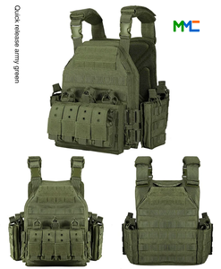 Chaqueta Táctica Transpirable de Malla de Poliéster para Hombre, con Correa en el Pecho, Multifuncional, para Entrenamiento al Aire Libre, Simulación CS - Product Image 6