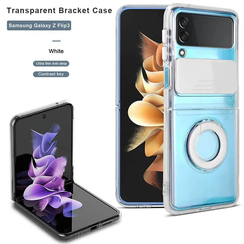 For Samsung Galaxy Z Flip 3 Transparent Galaxy Z Flip phone Cover