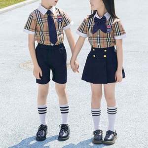 Chemisier à manches courtes pour la maternelle, vêtements d'été pour garçons et filles, conception de l'uniforme de votre école primaire - Product Image 2