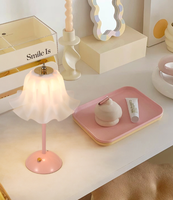 Lampe de table rechargeable à activation tactile pour chambre Instagram, veilleuse, éclairage d'ambiance, cadeau, longue autonomie de la batterie 1800 mAh