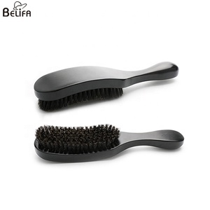 <span class=keywords><strong>Brosse</strong></span> à barbe pour hommes, en bois, poils de sanglier moyen et dure, ondulée, incurvée à 100%, bon marché, 360 - Product Image 2