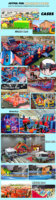 Parc d'attractions gonflable JOYFUL FUN TUV Factory, parc d'attractions gonflable pour adultes