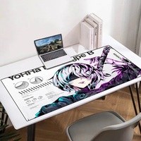 Tapis de souris XXL pour jeux vidéo, sublimation anime, vente en gros, tapis de souris RGB pour ordinateur, tapis de souris personnalisé, tapis de souris pour jeux vidéo