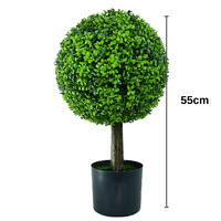 Vente en gros de feuilles de palmier artificielles, petit arbre mort extérieur, buis artificiels pour la décoration intérieure