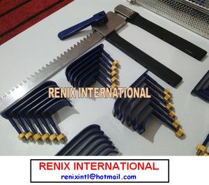 Juego de instrumentos quirúrgicos de acero inoxidable sólido manual de Renix International Base 48-Blade V Mueller Collis Lumbar posterior - Product Image 4