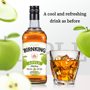 <span class=keywords><strong>Whisky</strong></span> de Manzana Mezclado al por Mayor <span class=keywords><strong>con</strong></span> Notas de Caramelo y <span class=keywords><strong>Canela</strong></span>, Botella de 700 ml, Suministro B2B, Estilo Americano BIRNKING, 24% ABV, Grado A - Product Image 2