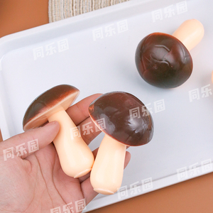 Nouveau jouet anti-stress créatif 2025 en forme de champignon, souple et compressible, en mousse plastique, sur le thème des aliments - Product Image 5