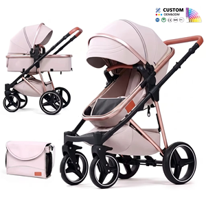 Carriola de Bebé OEM High View 2 en 1, Cochecito de Bebé Bidireccional con Amortiguación de Impactos - Product Image 5