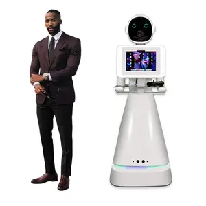 New Automatic Controllable Robot 360-degree Photo Booth Printing All-in-one Photo Booth With Camera Printer Flight Case Business