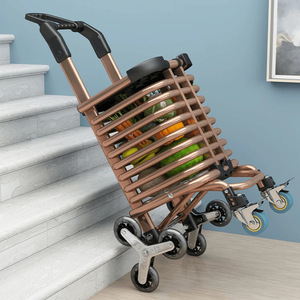 Shopping <strong>Trolley</strong> <strong>Small</strong> Size Foldable Four-wheel Portable Large Capacity Shopping Cart <strong>Trolley</strong> for Supermarket - Product Image 4