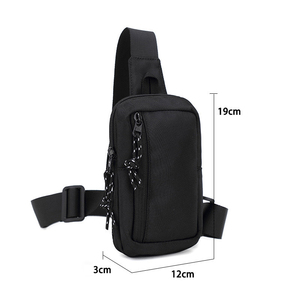 Custom Unisex Daily Messenger Chest <b>Bags</b> Zipper Shoulder Cross Body <b>Bag</b> Lightweight Daypack Small Sling <b>Crossbody</b> <b>Bag</b> - Product Image 1