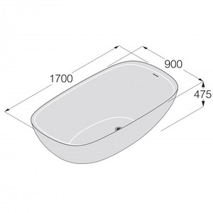 Boffi Faroe Freestanding vasche di lusso Freestanding vasca da bagno per bagni moderni - Product Image 4