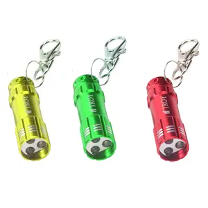 Llavero de linterna LED Mini llavero de linterna Mini llavero de antorcha con batería