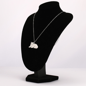 Collar con dije de elefante para niños, cadena de oro de acero inoxidable <span class=keywords><strong>2021</strong></span>, <span class=keywords><strong>Animal</strong></span>, venta al por mayor, elefante Panda, joyería - Product Image 2