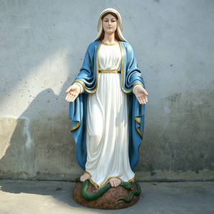 Estatua de San Judas Tadeo de Resina Extra Grande de 77.5 Pulgadas, Figura Religiosa de Apóstol Pintada a Mano, Decoración para Altar de Iglesia u Hogar - Product Image 3