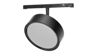 Système d'éclairage commercial encastré LED moderne en aluminium à intensité variable et angle réglable, 11 modules - Meilleures ventes # Projecteur sur rail magnétique
