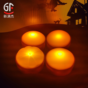 Nueva Decoración de Halloween con Calabaza Luminosa Naranja para Exteriores con Control Remoto / Temporizador LED - Product Image 3