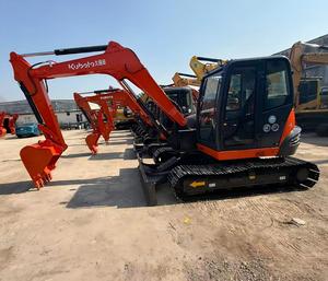 Excavatrice sur chenilles KUBOTA KX185 bien entretenue, durable, forte force de creusement, excavatrice fiable pour les travaux de nivellement de grandes surfaces - Product Image 1