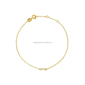 Gelang bagus dengan Spinel June Birthstone S925 gelang pesona perak hadiah indah untuk teman dan keluarga perhiasan bagus perak