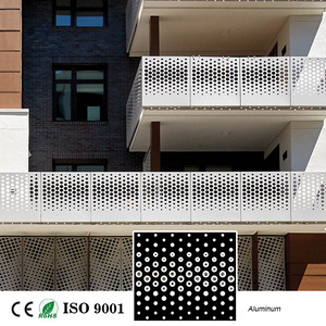 Paneles Decorativos Personalizados Cortados con Láser, Pantalla de Privacidad Metálica de Aluminio para Exteriores, Fachada Exterior - Product Image 3