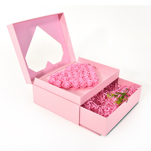 Cassetto di lusso nuovo Design per anniversari di matrimonio proposte di matrimonio con finestra in PVC - Product Image 5