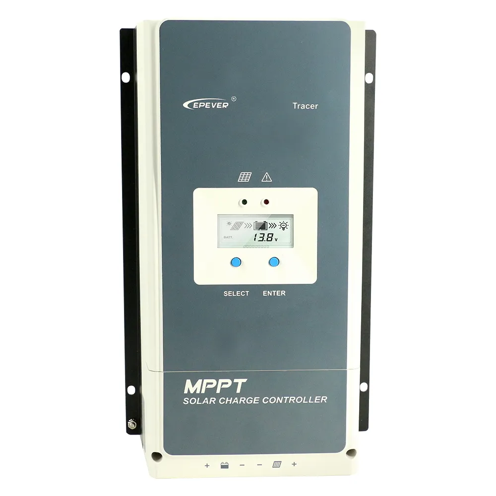 Epever EPesolar Solar Regulador 50A 60A 80A 100A 12V 24V 36V 48V Com Adaptador Wifi Opcional MPPT Controlador de Carga Solar