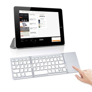 Hot Sale Foldable Touchpad Portable Wireless Rechargeable Slim Pocket Folding <b>Keyboard</b> - Product Image 3