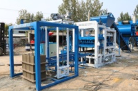 Machine de fabrication de blocs de ciment hydraulique entièrement automatique Kaidong QT4-15B avec moteur de pompe pour la production de pavés autobloquants et de briques creuses