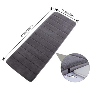 (CHKAME) Juego De Tapete Banheiro 60X40 Tapete Absorvente Para Banheiro Banho Roxo - Product Image 2