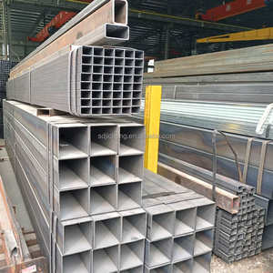 שחור מרובע/מלבני פחמן צינור פלדה 50x50mm-100x100 x10x10 קטע חלול emt צינור 6m ו 12m אורכי זמין - Product Image 6