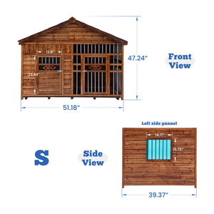Casetta in Legno da Esterno con Riparo e Recinto - Grande Casa Moderna Contemporanea per Famiglie, Ideale per Ville e Appartamenti - Product Image 2