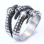 Wasserdichter Edelstahl <span class=keywords><strong>Vintage</strong></span> Gothic-Stil Ring Naturstein-Material Rostfrei Modeschmuck auf Lager für Großhandel - Product Image 4