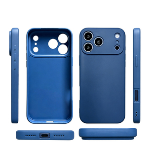 Coque de téléphone antichoc en TPU à texture mate de style minimaliste pour <span class=keywords><strong>iPhone</strong></span> 17 16 Pro Max Air, coque de protection pour <span class=keywords><strong>iPhone</strong></span> 15 14 <span class=keywords><strong>13</strong></span> 12 - Product Image 4