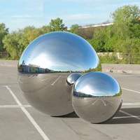Décoration intérieure et extérieure Sphères en acier inoxydable 304 poli miroir Boules creuses Boules de jardin