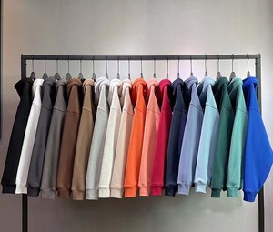 Felpe <span class=keywords><strong>con</strong></span> <span class=keywords><strong>Cappuccio</strong></span> da <span class=keywords><strong>Donna</strong></span> OEM di Alta Qualità, Ultimo Modello Pullover <span class=keywords><strong>Oversize</strong></span> <span class=keywords><strong>con</strong></span> Tasca a Marsupio e Logo Personalizzato - Product Image 6