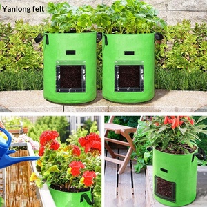 Manufacturer Supplies Round Thickened Non-woven Felt Planting Buckets and <b>Bags</b> From China Model 56 for <b>Potatoes</b> and Vegetables - Product Image 3