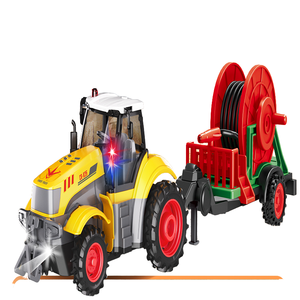 MILI Control remoto Farm Truck RC TractorToys con luces y sonido Camión cargador de madera 1/24 Escala Vehículo Tractor Juguetes Coches - Product Image 5