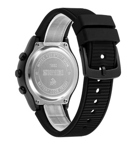 Новый дизайн SKMEI 1980 свет reloj цифровой секундомер глубокий водонепроницаемые часы кварцевые часы для мужчин - Product Image 6