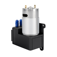 Pompe à air à diaphragme miniature à faible pression DC HCKG -70-80kpa 8-16L/min Micro pompe à vide à diaphragme