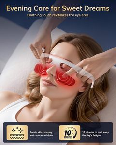 <span class=keywords><strong>Appareil</strong></span> de massage oculaire à luminothérapie avec fonction <span class=keywords><strong>pulsée</strong></span>/chauffante pour éliminer les <span class=keywords><strong>rides</strong></span> et lifter les yeux, idéal pour les poches, la fatigue et les cernes - Product Image 5