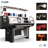 Mesin Rajut Kerah dan Manset Model Baru MaxZing 2026 60 Inci 16G Full Jacquard, Mesin Rajut Datar untuk Kerah Rib