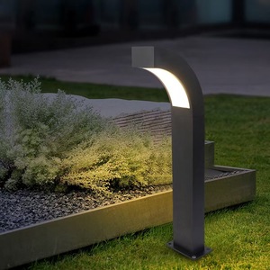 Lampada solare in alluminio con sorgente luminosa a LED per l'illuminazione del giardino e del paesaggio - Product Image 2