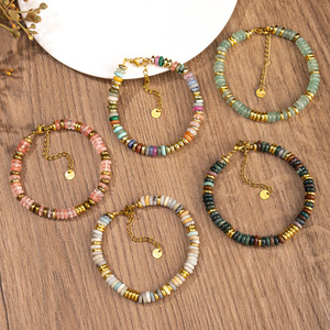 AONAYA Braccialetto di Cristallo Fatto a Mano, Gioiello Reiki con Perline Abaco, <span class=keywords><strong>Chakra</strong></span> <span class=keywords><strong>per</strong></span> Yoga e Meditazione, Tendenza Moda, Regalo di Natale - Product Image 3