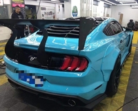 Kit de carrosserie large de conception de Robot de réglage de haute qualité pour Ford Mustang mise à niveau pièce automatique pare-chocs avant lèvre arrière jupe latérale capot 15-17
