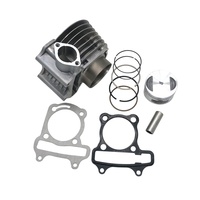 Vente en gros Approvisionnement en vrac personnalisé Guangyang OEM 152QMI 157QMJ GY6 125cc 150cc Scooter Quads Moteur 57.4MM Kits de piston de cylindre d'alésage
